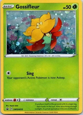 Black Star Promo Gossifleur SWSH010 Promo SWSH: Sword & Shield Promo Cards - Image 1 of 2