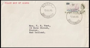 BAHAMAS 1965 9d FDC (VF) - Picture 1 of 1