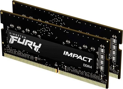 Kingston FURY Impact 32GB (2 x 16GB) PC4-25600 (DDR4-3200) 16GBit SO-DIMM Memory - Image 1 of 2