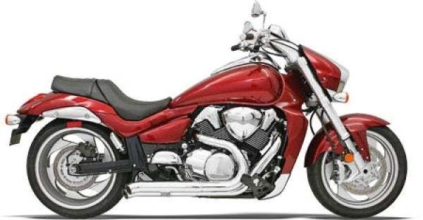 Bassani Pro-Street Turn Out Exhaust System Chr Fits Suzuki Boulevard M109 06-09 - Image 1 of 1