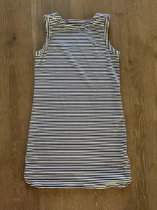 Vineyard Vines Girls Performance Size Large (14) Tank Dress White & Blue stripe - Picture 1 of 4