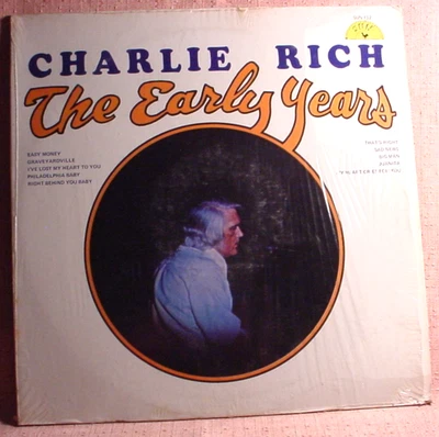 Charlie Rich Near Mint Original Stereo Lp - The Early Years - Sun Records - 1974 - Image 1 of 3