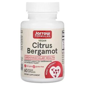 Jarrow Formulas Citrus Bergamot 500mg 60 Veg Caps | Heart & Cholesterol Support - Picture 1 of 2