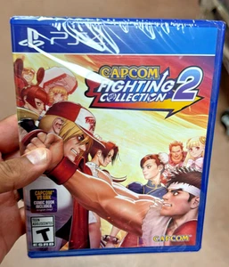 Capcom Fighting Collection 2 Ps4 Import Include Fumetto , Retro copertina No Eng - Foto 1 di 11