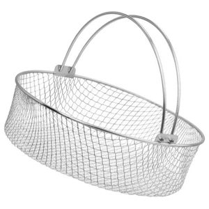 Cesta de malla para freidora de aire con mango de acero inoxidable de repuesto para - Imagen 1 de 12