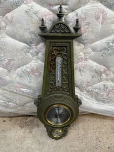 Vintage Barometer Thermometer Germany-Fast Ship - Picture 1 of 5