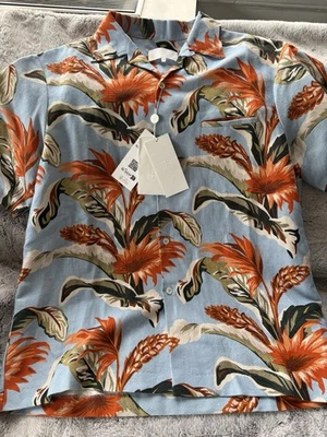 Maison Margiela Short Sleeve Button Up Shirt Size 54 - Image 1 of 4