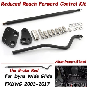 Reduced Reach Forward Control Adapter Kit For Harley Dyna Wide Glide FXDWG 03-17 - Picture 1 of 9