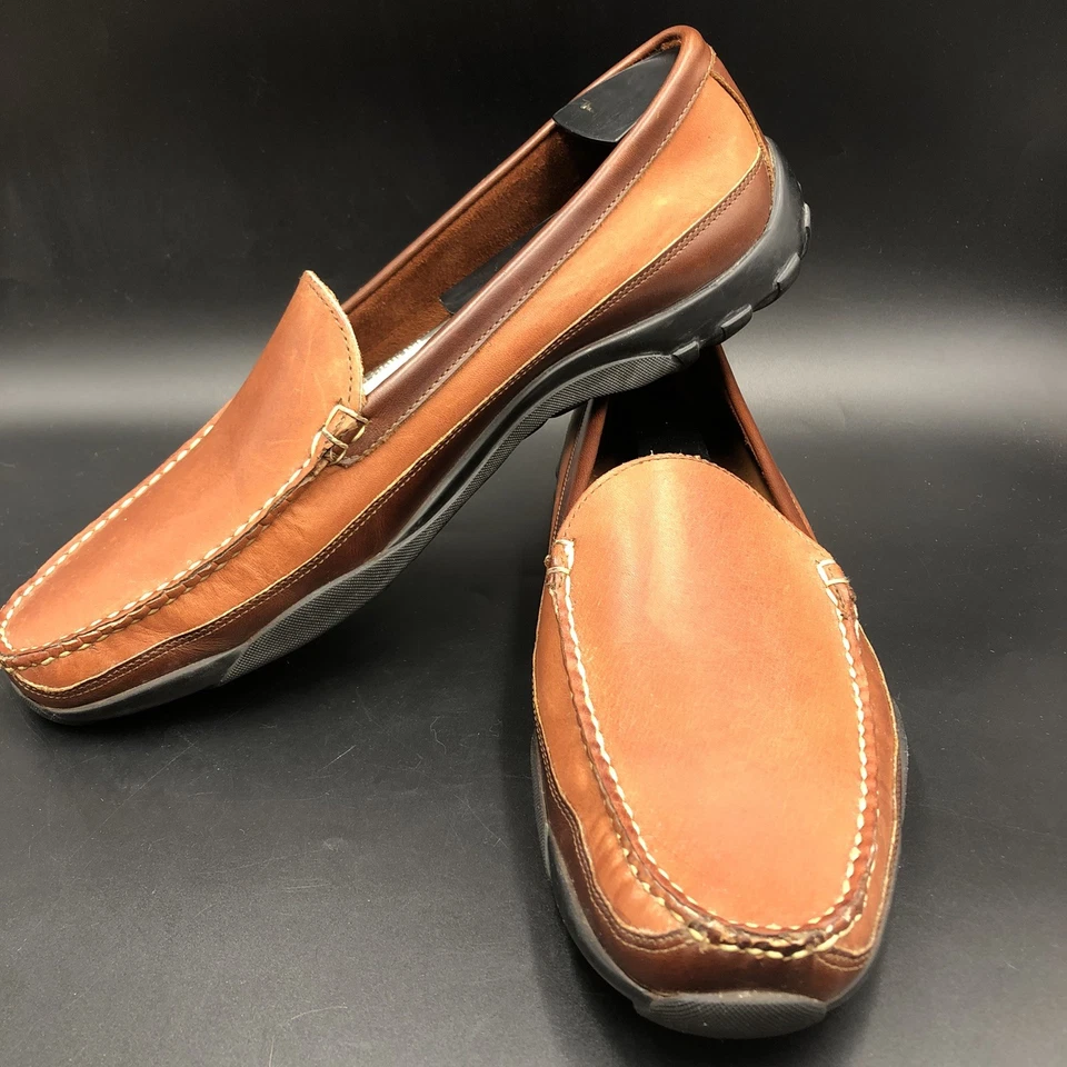 Mocasín de conducción Allen Edmonds Boulder veneciano marrón talla 13 D nuevo sin caja nuevo Foto 1 de 4