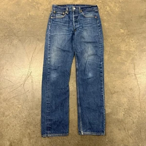 Vintage Levi’s 501 Whiskered Dark Wash Jeans (30x31) - Bild 1 von 8