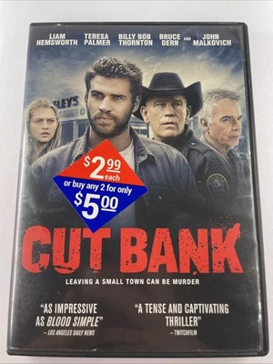 Cut Bank (DVD 2015) Mystery Thriller Liam Hemsworth Teresa Palmer John Malkovich - Image 1 of 4