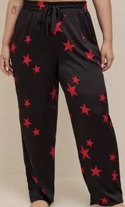 Pantalón de dormir largo completo de satén Torrid Dream - Imagen 1 de 5