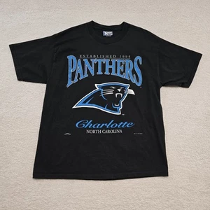 Camiseta De Colección 1995 Carolina Panthers NFL Estampado Grande Lee Sports Tag Nuez moscada Talla XL - Imagen 1 de 9