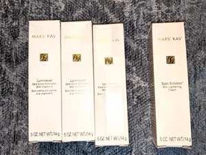 Mary Kay NEW NOS Lumineyes Dark Circle Diminisher 0457 LOT + Spot Solution 0444 - Picture 1 of 5