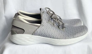 YOU Walk by Skechers Slip-On Sneakers in Gray - Size 7.5.  NEVER WORN! - Picture 1 of 11
