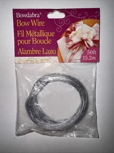 Alambre de arco de plata Bowdabra - Artículo de pasatiempo y artesanía - 50 pies - Nuevas edades 15+�� - Imagen 1 de 5