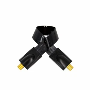 PremiumX Fensterdurchführung SAT Kabel für Fenster & Türen schwarz 26cm - Bild 1 von 7