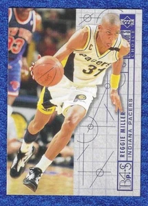 1993-94 Upper Deck Blueprint #382 Reggie Miller Indiana Pacers Basketball Card - Bild 1 von 2