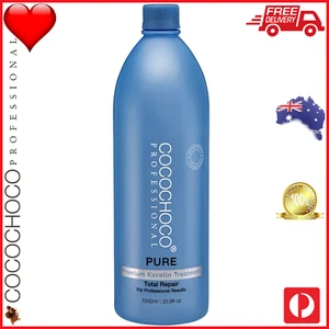 ❤❤ COCOCHOCO Pro PURE Brazil Keratin Hair Salon Treatment 1000ml Style FAST FREE - Picture 1 of 24
