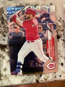 2020 TOPPS CHROME UPDATE CARD CINCINNATI REDS MIKE MOUSTAKAS #U-10