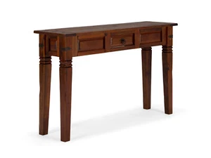 Konsolentisch Catana massiv Holz braun Landhaus Beistelltisch Konsole Flur Möbel - Bild 1 von 8