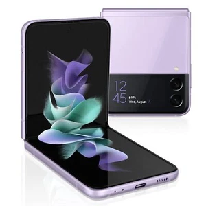 Samsung Galaxy Z Flip3, 5G - 128GB (UNLOCKED) SM-F711U, Lavender - GOOD - Picture 1 of 6