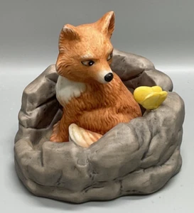 Franklin Porzellan WOODLAND SURPRISES Figurenset FUCHS mit FELSEN - Bild 1 von 3