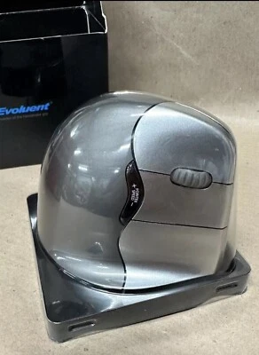 Evoluent VM4R 2600 DPI Ergonomic Vertical Mouse - Gray - Image 1 of 3