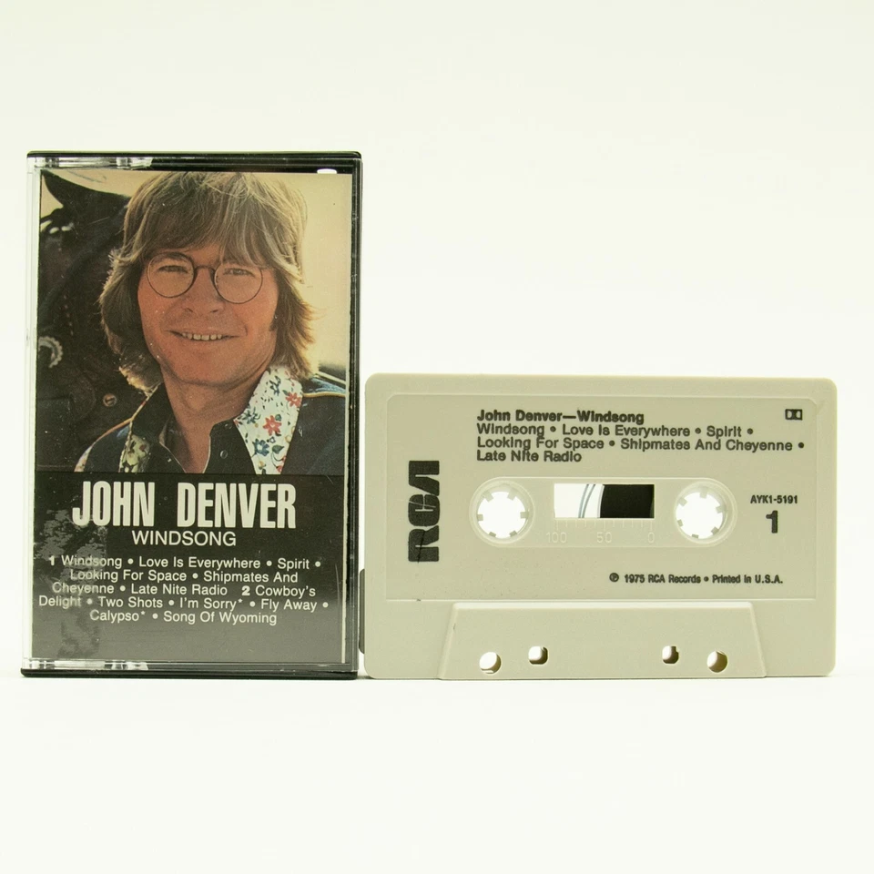 John Denver – Windsong Audio Cassette Tape Country VG+ - Image 1 of 3