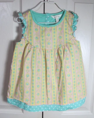 Matilda Jane Girls Enchanted Garden Mix-and-Mingle Printed Tunic Top Size 6 - Image 1 of 4