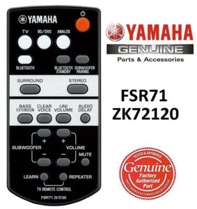 Neu Yamaha FSR71 ZK72120 Soundbar Fernbedienung für YAS-203 YAS-CU203 NS-WSW41 - Bild 1 von 1