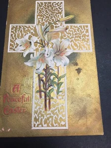 1909 A PEACEFUL EASTER. Vintage Postcard - Picture 1 of 5