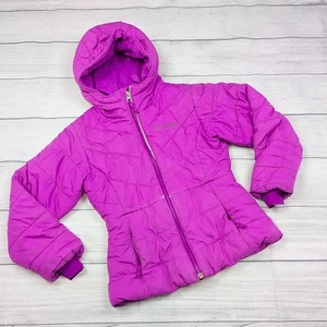 6/7 Columbia Hooded Puffer Jacket - Picture 1 of 6