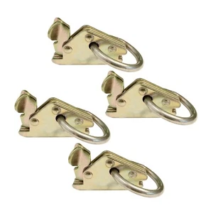 4 Pack Heavy Duty E Track 2" O Ring Fitting for Enclosed Trailer Tie Down Strap - Bild 1 von 7
