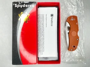 RAR Spyderco Native 5 Lightweight Burned Orange FRN Rex 45 C41BORE5 Sprint Run - Bild 1 von 11