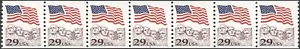 1991 US Scott #2523 29c Flag Over Mt Rushmore PNC 7 Plate #6 MNH - Picture 1 of 1