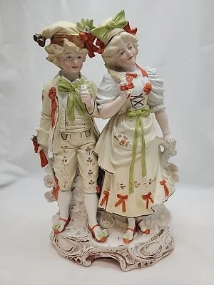 Antigua estatuilla de bisque Gebruder Heubach Foto 1 de 4