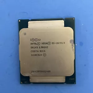 Intel Xeon E5-2670 V3 2.3 GHz (SR1XS) Xeon Processor CPU - Picture 1 of 2