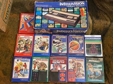 Mattel 2609 Intellivision Game Console with 13 Game 11 With Boxes  Games WORKS
