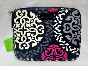 Vera Bradley Small Tablet Sleeve Case Cover Canterberry Magenta Neoprene - Picture 1 of 8