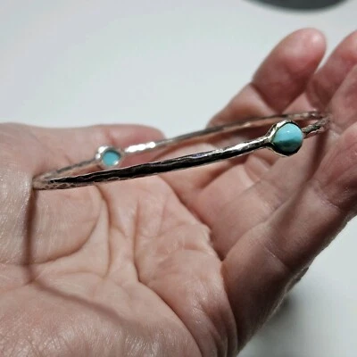 Brazalete para mujer Ippolita plata esterlina turquesa 2 piedras Foto 1 de 4