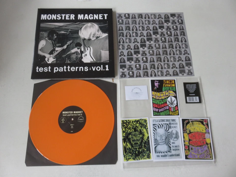 MONSTER MAGNET test patterns : vol.1 ROUGH TRADE EXCLUSIVE ORANGE VINYL LP - Image 1 of 4