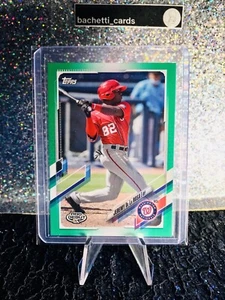 2021 Topps Pro Debut Jeremy De La Rosa Green #’d/99 RC Sp Washington Nationals - Picture 1 of 3