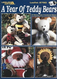 Un año de osos de peluche - Folleto de instrucciones de ganchillo - Imagen 1 de 2