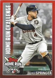 Topps George Springer 2019 Houston Astros Home Run Challenge # HRC-28 - Imagen 1 de 2