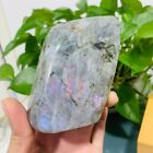 490g Natural Blue Light Flash Labradorite Crystal Mineral Specimen Healing