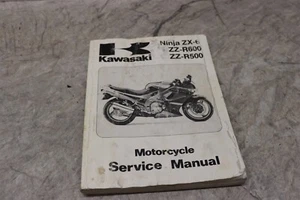 1990-1993 Kawasaki Ninja ZX6 ZZR600 ZZR500 Service Manual 99924-1128-02 - Picture 1 of 5