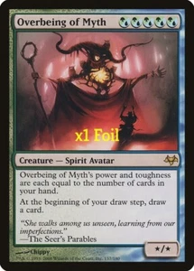 MTG Foil Eventide EVE Overbeing of Myth NM - Picture 1 of 1