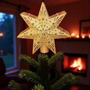 NEU Projektor Holiday Style LED Baumspitze Stern - Bild 1 von 7