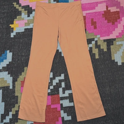 Iman Global Chic Slip into Slim Perfect Ponte Boot-Cut Pant, Camel, Large - Image 1 of 4